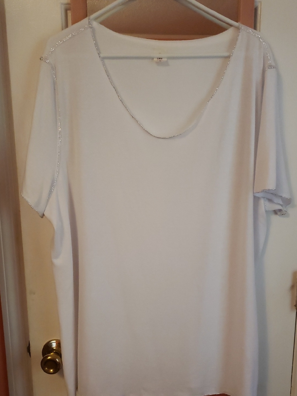 Like Love white Summer top.